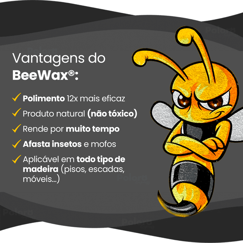 Cera de abelha BeeWax® para Polimento de Madeiras e Combate de Cupins - PAGUE 1 LEVE 2 + BRINDE