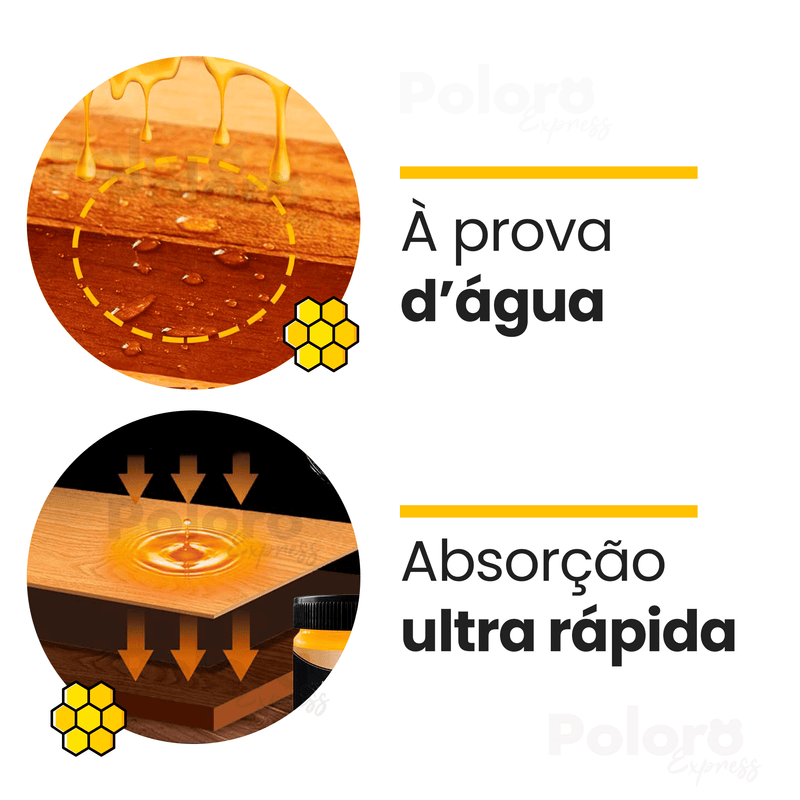 Cera de abelha BeeWax® para Polimento de Madeiras e Combate de Cupins - PAGUE 1 LEVE 2 + BRINDE