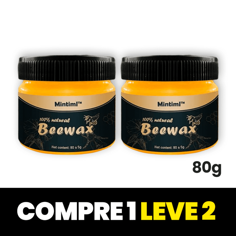 Cera de abelha BeeWax® para Polimento de Madeiras e Combate de Cupins - PAGUE 1 LEVE 2 + BRINDE