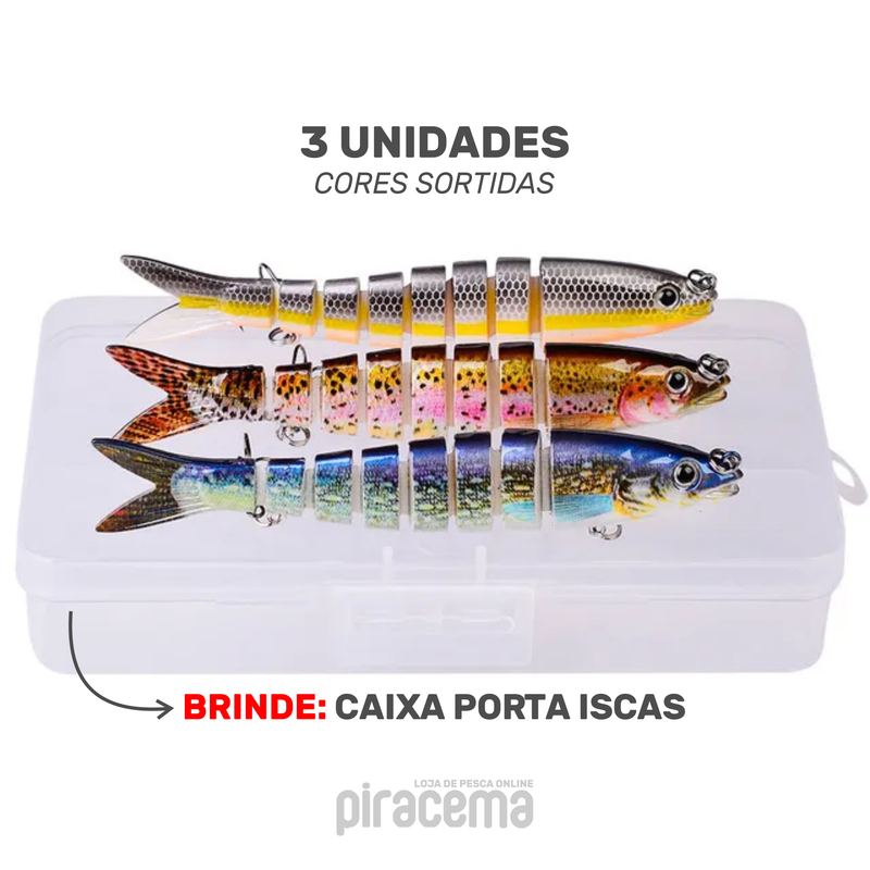 Isca Artificial Nadadora - Isca de Pesca Realista