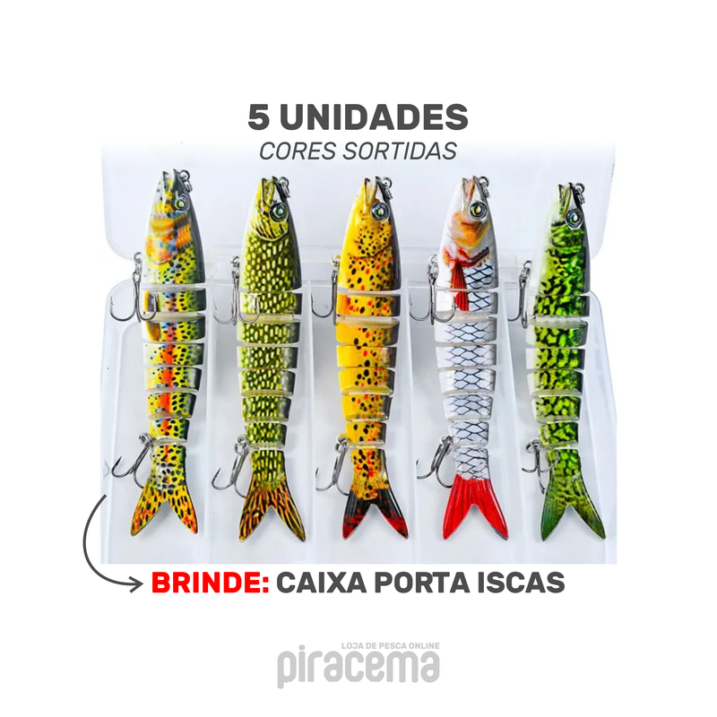 Isca Artificial Nadadora - Isca de Pesca Realista